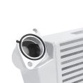 Mishimoto Subaru WRX Top Mount Intercooler Kit 2008-2014 Silver w/ Blue Hose-3