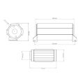 Nuke Performance Fuel Filter 100 micron AN-10 - Welded stainless steel element-4