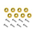 Fender Bumper Engine Bay Dress Up Washers gold-1