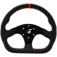 Professionelles D-förmiges Rennlenkrad aus Leder 325 mm SIMAGIC Simulator Simracing-1