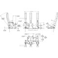 Wilwood 340-12411 Pedal Assembly Floor Mount Throttle Pedal & Link-2
