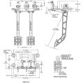 Wilwood 340-13835 Reverse Swing Mount Brems- und Kupplungspedal-2