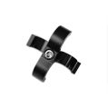 AN10 DUAL CLIPS Hose Fuel lines Clamp Cable Black-5