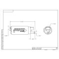 Kraftstoff Pumpe Aeromotive 340 Stealth, 340lph (Einlassversatz) ARE 11541-5