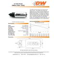 Kraftstoffpumpe DW65c DeatschWerks 265lph für Mitsubishi Lancer EVO X 08-14 Acura RSX 02-06 Honda Civic 01-05 Mazda Speed 3 MPS 07-12 Speed 6 MPS 06-07 MX-5 06-11-3