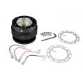 JRspec steering wheel quick release hub Schwarz-1