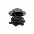 JRspec steering wheel quick release hub Black-1