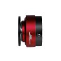 JRspec steering wheel quick release hub Red-3
