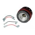 JRspec steering wheel quick release hub Red-4