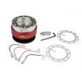JRspec steering wheel quick release hub Red-1