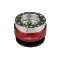 JRspec steering wheel quick release hub Red-2