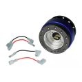 JRspec steering wheel quick release hub Blue-4
