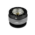 JRspec steering wheel quick release hub Silver-2