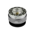 JRspec steering wheel quick release hub Silver-2