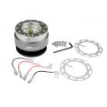 JRspec steering wheel quick release hub Silver-1