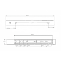 Sitzschienen für Schalensitze FMIC.Pro 400mm verstellweg 220mm-2