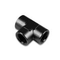 T-Stück weiblich / weiblich / weiblich 1/8 NPT Schwarz-1