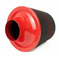 Universal Neck Black Large Aluminium Base Cone Filter Ramair JS-108-RD 80mm-3