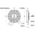 Axiallüfter SPAL 12V VA14-AP11/C-34S (190 MM)-2