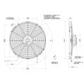Axiallüfter SPAL 12V VA18-AP71/LL-59A BT KS (385 MM)-2
