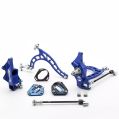 Nissan S14 S15 Front V2 Drift Angle Lock Kit with Rack Offset Spacers Wisefab-7