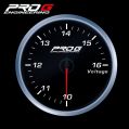 Pro G Race Series RS gauge, Voltage WHITE 52mm-1