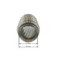 Reinforced exhaust flexible connector 51mm lenght 150mm-3