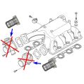 EGR Valve Delete Kit for BMW E38 E65 with M67 4.0 Diesel engines-2