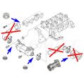 AGR Ventil Delete Entfernung Set Verschlussplatte für BMW mit 3.0 D M57N Motoren-2
