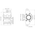 Blow off valve set with adapter for Subaru Fmic.EU-2