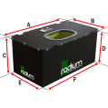 20-0606 R06A Radium Engineering Fuel Cell 6 Gallon / 27 litres FIA-7