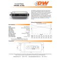 External Fuel pump DW350iL DeatschWerks (350lph), universal Install kit-2